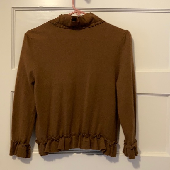 INC  Ruffle Front Sweater - Picture 4 of 4